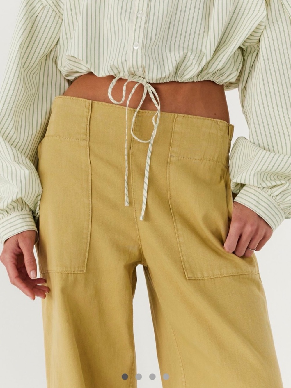 Wide-Leg Utility Pants in antelope - Picture 4 of 8